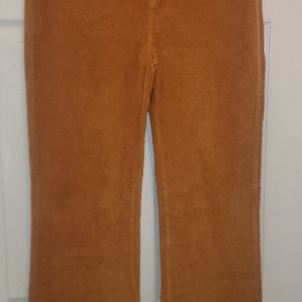 Pink Lily Burnt Orange Flare Pants